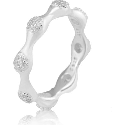 CKK 925 Sterling Silver Modern Love Ring For Women Original Fashion Jewelry DIY Making Anniversary Gift