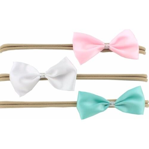 3pcs Kids Headband SET Girls nylon Headband Flower Floral headband Newborn Headbands Newborn Photography Prop