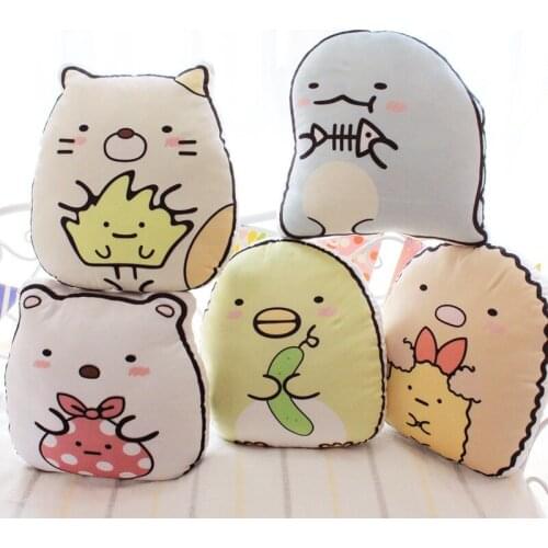 Korea Sumikkogurashi Pillow Doll Super Soft Anime Plushies Peripheral Toy Cartoon Manga Anime Pillow Stuffed Plush Toy Kids Gift