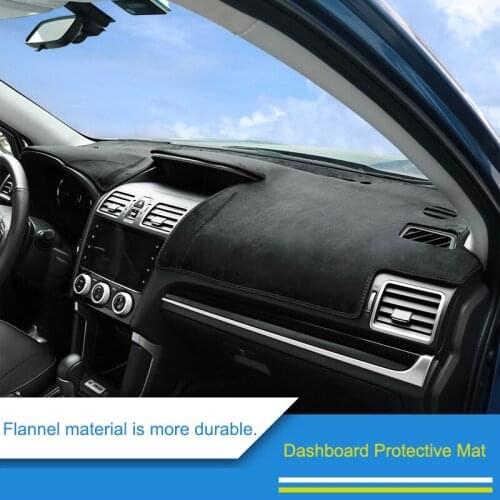 QHCP Car Dashboard Avoid Light Pad Instrument Platform Desk Cover Mats Carpets Car Styling For Subaru Forester Outback Legacy XV