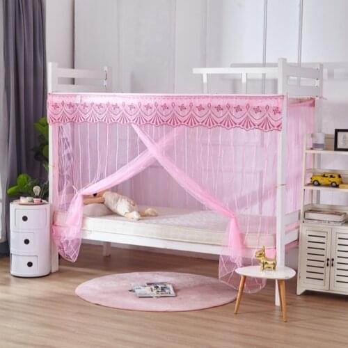 New Bunk Bed Mosquito Net Childrens Room Bedding Student Dormitory Anti-mosquito Physical Mosquito Repellent Dustproof F8425