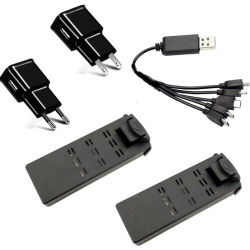 Original 3.7V 800mah Lipo Battery Charger sets for YH-19 YH-19HW JD20 DK20 RC Drone Quadcopter Accessories Rechargeable battery