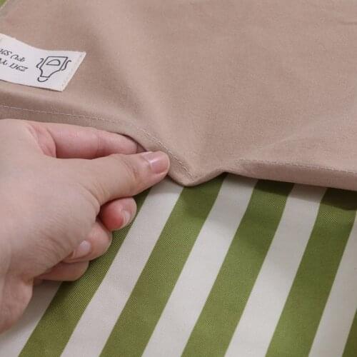 X7AB Stripe Men Women Apron Home Kitchen Restaurant Waterproof Chef Cooking Dress New