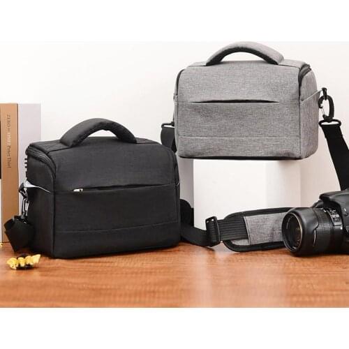 Portable Breathable Zipper DSLR Shoulder Camera Bag Outdoor Photography Pouch