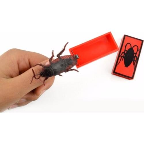 2pcs Appearing Terror Cockroach Joke Magic Tricks Magician Props Toys Easy To Do