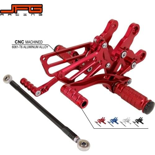 Motorcycle CNC Adjustable Foot Pegs Pedals Rest Rearset Footpegs For HONDA CBR400RR NC23 93-99 CBR900RR 92-95 CBR919RR 96-99