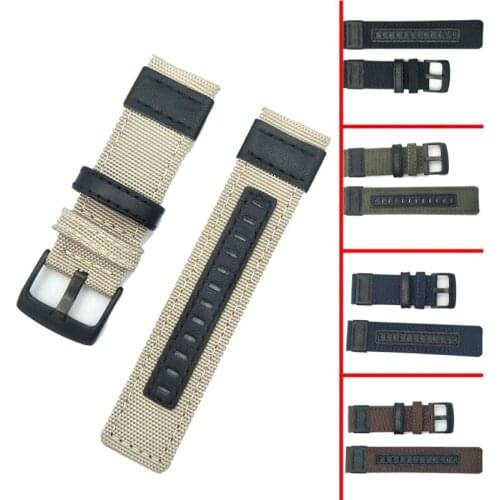 20mm 22mm Nylon Watchband Strap for Garmin Fenix 5 5S Plus 6 6s /Forerunner 935 945 Smart Bracelet leather nylon Band Correa