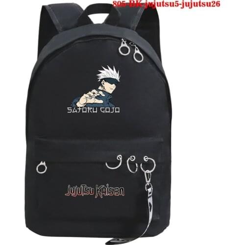 Students Jujutsu Kaisen Anime Backpacks Boys Girls School Bags Teens Rucksack Women Travel Backpack Children Schoolbag Mochila