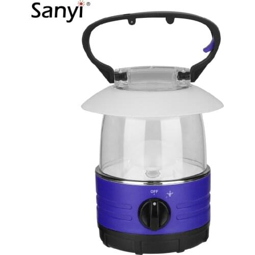 2 Modes LED Flashlight Portable Lantern Foldable Handle Hook Hanging Lamp Energy Saving Working Light Tent Camping Lights AA