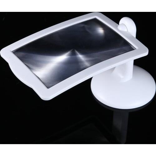 Magnifying Glass Lamp 360 Degree Portable Freestanding Desk Magnifier LED Light 3X Full-page For Writing Reading Comfortable