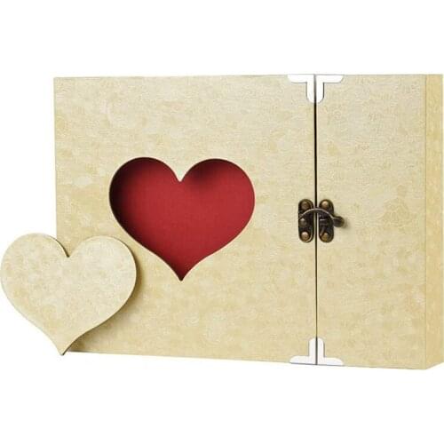 Heart DIY Scrapbook Photo Album Wedding Anniversary Valentines Day Gifts Wedding Birthday Family Album Memory Books