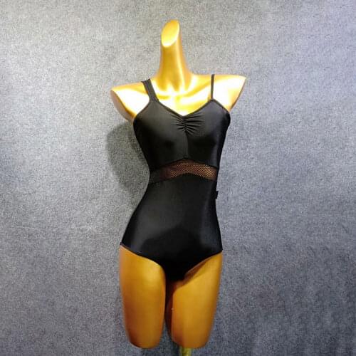 Latin Dance Dress Women SleeveLess Bust Support Latin Dance Tops for Ballroom Samba Tango Chacha Dancing Performamnce BY166B