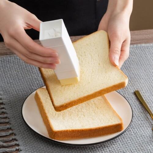1PC Handy Solid Butter Spreader Holders Sticks Plastic Storage Box Small Kitchen Baking Tools Convenient Cheese Dispenser Case