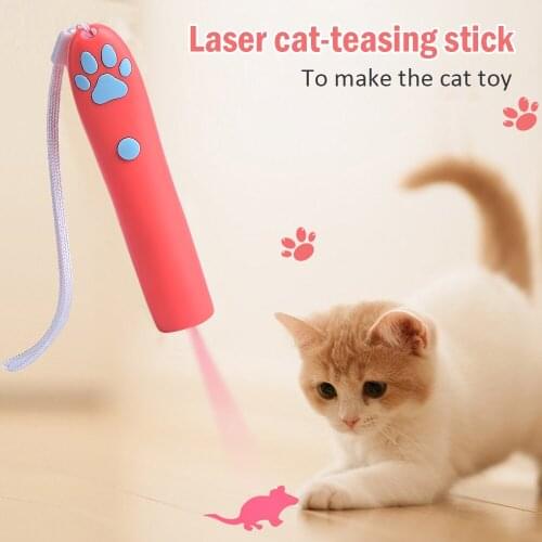1 PCS Funny Pet LED Laser Pet Cat Toy 5MW Red Dot Laser Light Toy Laser Sight 650Nm Pointer Laser Pen Interactive Toy With Cat
