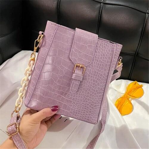 2020 Fashion Crocodile Pattern Women Handbag Leather Ladies Hand Bags Luxury Handbags Women Bags Designer Shoulder Bag for Women