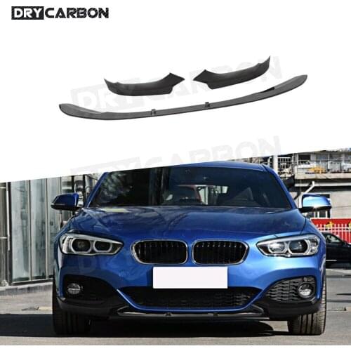 3Pcs/Set ABS for BMW F20 F21 M Sport 2015 - 2018 Performance Front Splitters Lip Valance Bumper Spoiler Car Styling