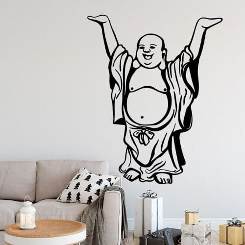 3D buddha Wall Mural Removable Wall Decal Decor Living Room Bedroom Removable Decoration Accessories Murals