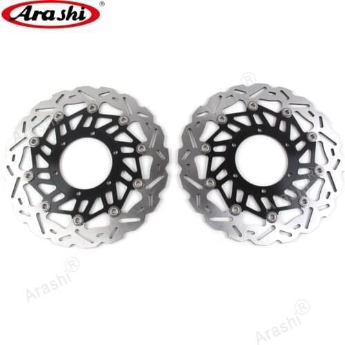 Arashi 1 Pair For SUZUKI GSXR1000 GSXR 1000 / ABS 2017 2018 2019 CNC Floating Front Brake Disc Rotors GSX1000R GSX-R GSXR1000