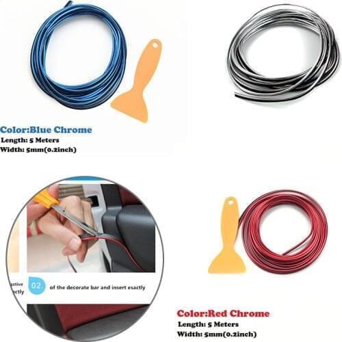 5M Car Interior Gap Trim Decorative For Great Wall HAVAL WEY / BYD / Lifan / Chery / Geely / Roewe / Saturn