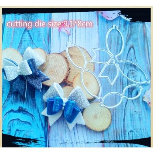 Bow Tie Background Dies Scrapbooking Stencil Template for DIY Embossing Paper Photo Album Greeting Gift Cards Die Cut Die New