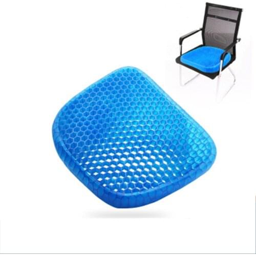 Summer Elastic ice pad gel cushion non-slip soft and comfortable office chair Car Seat massage cushion TPE Silicone Cooling Mat