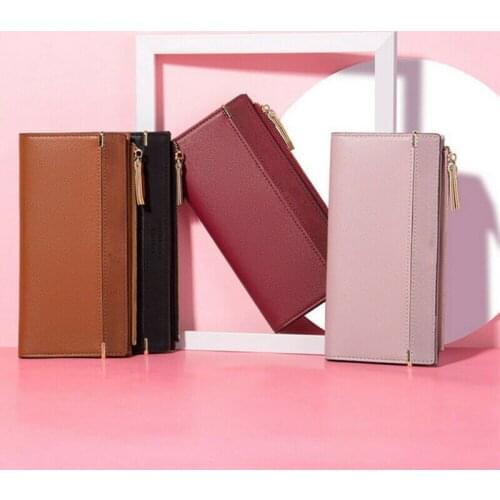 Womens Small Change Mini Money Wallet Long Zipper Wallet Clutch Bag Female Phone Bag Fashion Fold Purse Ladies Hand Bags