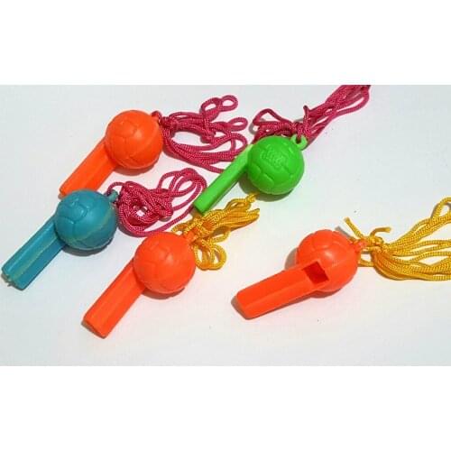 10pc Mini Whistle w/ Necklace Kids Vintage Charm Favour School Gift Novelty Birthday Party favor Carnival Pinata bag prize
