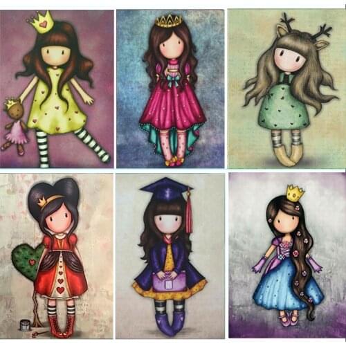 5D Diy Poured Glue Diamond Painting Kits Full Round With AB Drill Living Room Decoration Embroidery Wall Stickers Mosaic Gift