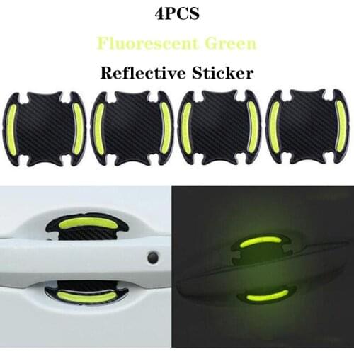 4PCS Car Door Handle Sticker 3D Carbon Fiber Protector Sticker FOR Haima 3 7 M3 M6 S5 JAC J2 J3 J4 J5 J7 S1 S3 Auto Accessories