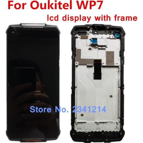 New Original For Oukitel WP7 6.53inch Cell Phone LCD Display + Touch Screen Digitizer Assembly Replacement Parts + Tools