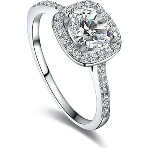 ROMAD Engagement Ring Multi Metal Color Gold Rose Gold White Gold Multi Stone Color Clear Blue Green Red Wedding Ring 101009438