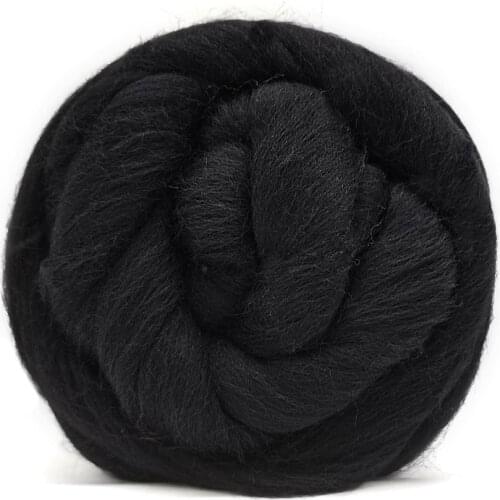 100g Wool 19 Microns Merino Wool Super Soft Natural Wool Felt Wool Hand Dyed Wool Roving Needle and Wet Felting Supplies (07)