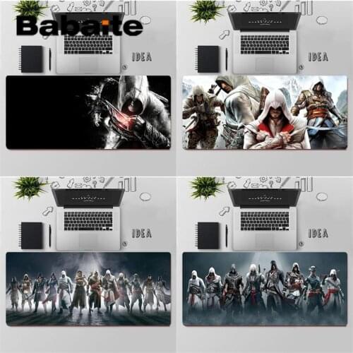 Babaite Top Quality assassins creed gamer play mats Mousepad Free Shipping Large Mouse Pad Keyboards Mat