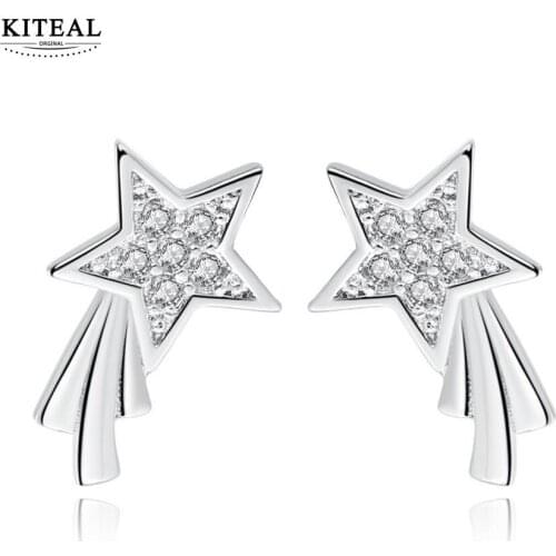 KITEAL Vintage Love Gentlewoman earrings Cute meteor tassel five star brincos de festa jewelry gift for women