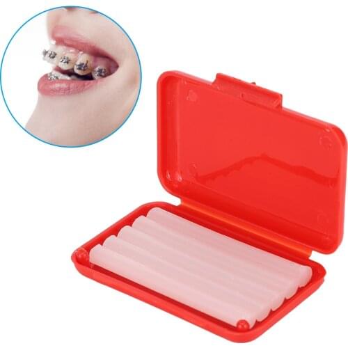 10 Box Orthodontic Dental Protective Wax Orthodontic Wax for Orthodontics Braces Fruit Flavour Dark Red Cherry Flavor