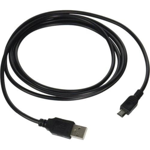 10 pcs BLACK USB Data Charging Charger Cable Cord for Nintendo WII U Gamepad Controller