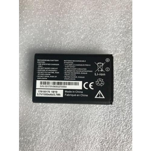 100% new Original 3.7V 1000mAh 3.7Wh 178100170 Mobile Phone Battery