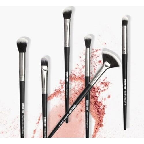 12 makeup brush foundation brush portable powder eyeshadow shadow highlight brows lips brush practical hot selling makeup tools