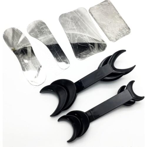 4pcs Dental Intraoral photography Mirror Cheek Lip Mouth Retractor Opener Dental Clinic Tools