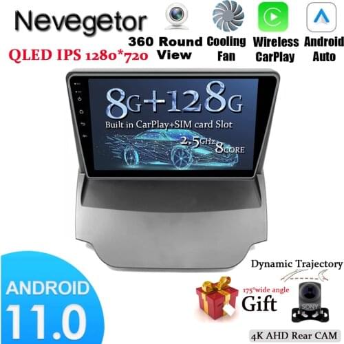 9 Inch 2 Din Car Radio for Ford Ecosport 2013 2014 2015 2016 2017 Player Android 11 GPS Navigation WIFI 4G DSP CarPlay Bluetooth