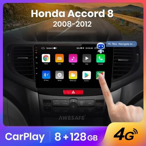 AWESAFE PX9 for Honda Accord 8 2008 - 2012 Car Radio Multimedia video player GPS No 2din 2 din Android 10.0 2GB+32GB
