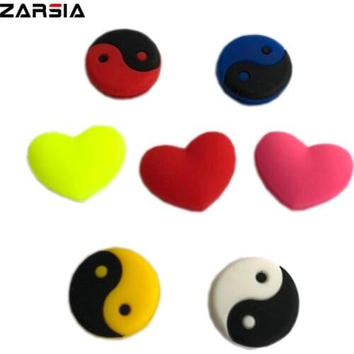 Free shipping 50pcs Smiles Tennis Racket Shock Absorber Tenis Racquet Vibration Dampeners raqueta tenis