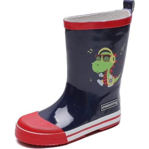 ULKNN Childrens Rainshoes Boys Autumn Baby Rain Boots Non-Slip Girls Rain Shoes Big Kids Shoe Cover Waterproof Students Shoes