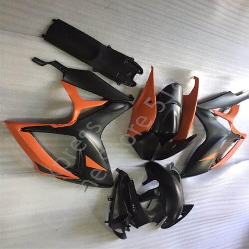 Black orange Motorcycle Bodywork Set Fairing kit For Suzuki GSXR600/750 GSXR600-750 2006-2007 2005 06-07 Fairing