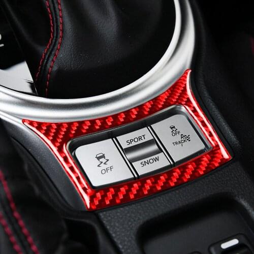 For Subaru BRZ Toyota 86 (2017-2019) Car Gear Button Frame Cover Trim Styling Sticker
