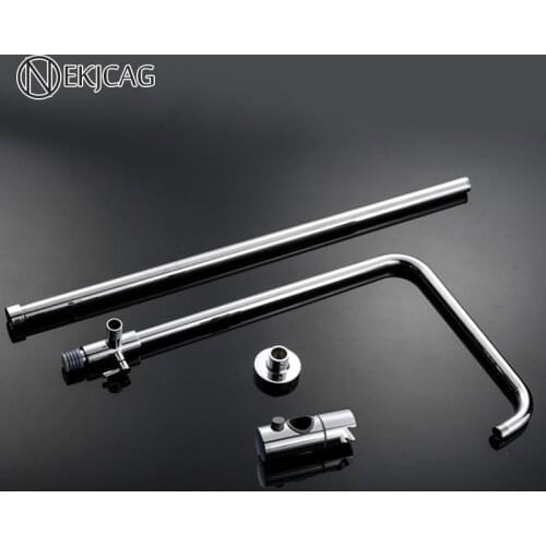 Chrome Brass & ABS New Design Sliding Bar Shower Bar & Shower Head Holder Bathroom Adjust Height Shower Faucet Bar/pipe