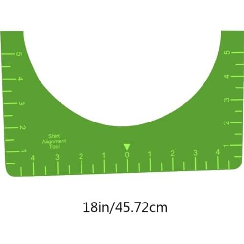 Tshirt Alignment Tool Ruler Guide Acrylic Clearly Marked Centering Sublimation Hot Pressing, T-Shirt Ruler Guide with Si