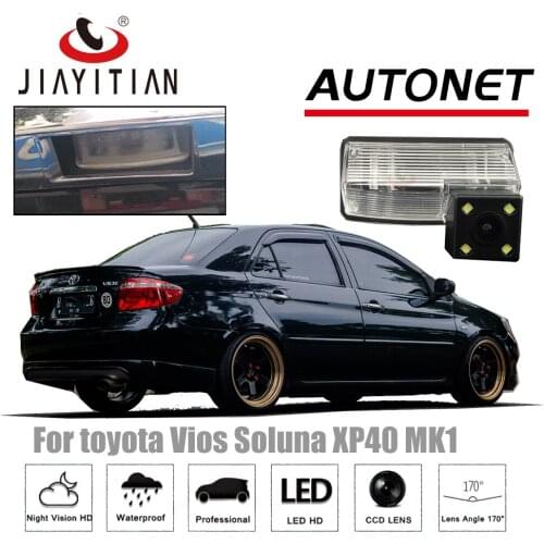 JiaYiTian car camera for toyota Vios Soluna XP40 MK1 2002~2007 CCD Night Vision Backup camera Reverse Camera Parking Camera