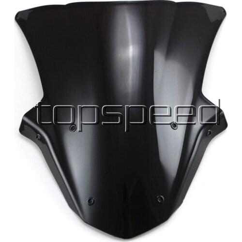 Motorcycle Windshield Windscreen For Kawasaki Ninja ZX10R 2011-2015 2012 2013 2014 Black