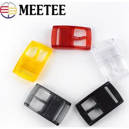 Meetee 2/5/10pcs 34mm Hypoallergenic Plastic Belt Buckle Head for 34-33mm Webbing Pin Buckle DIY Clothing Deocr Accessory YK036